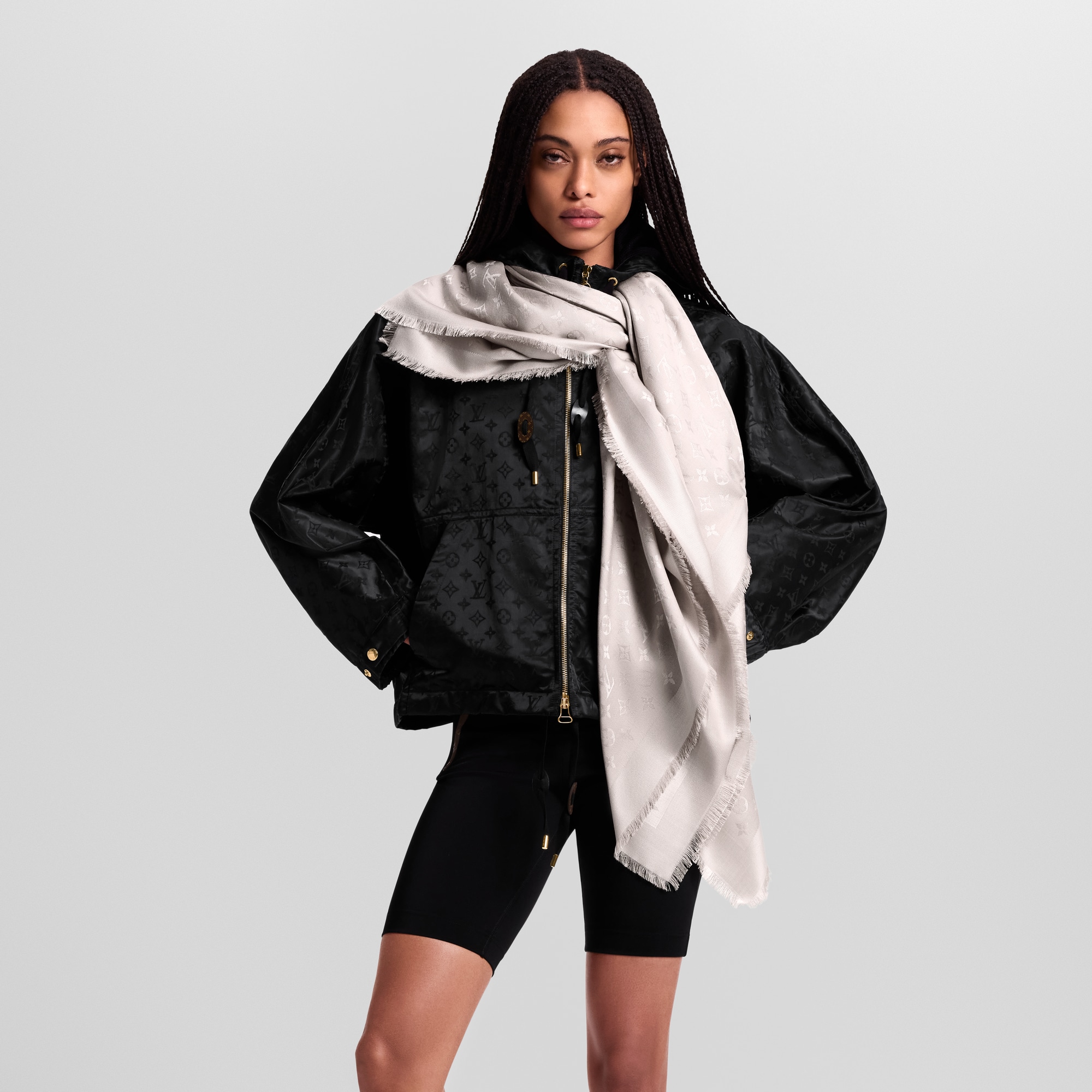 Monogram Classic Shawl . in Women