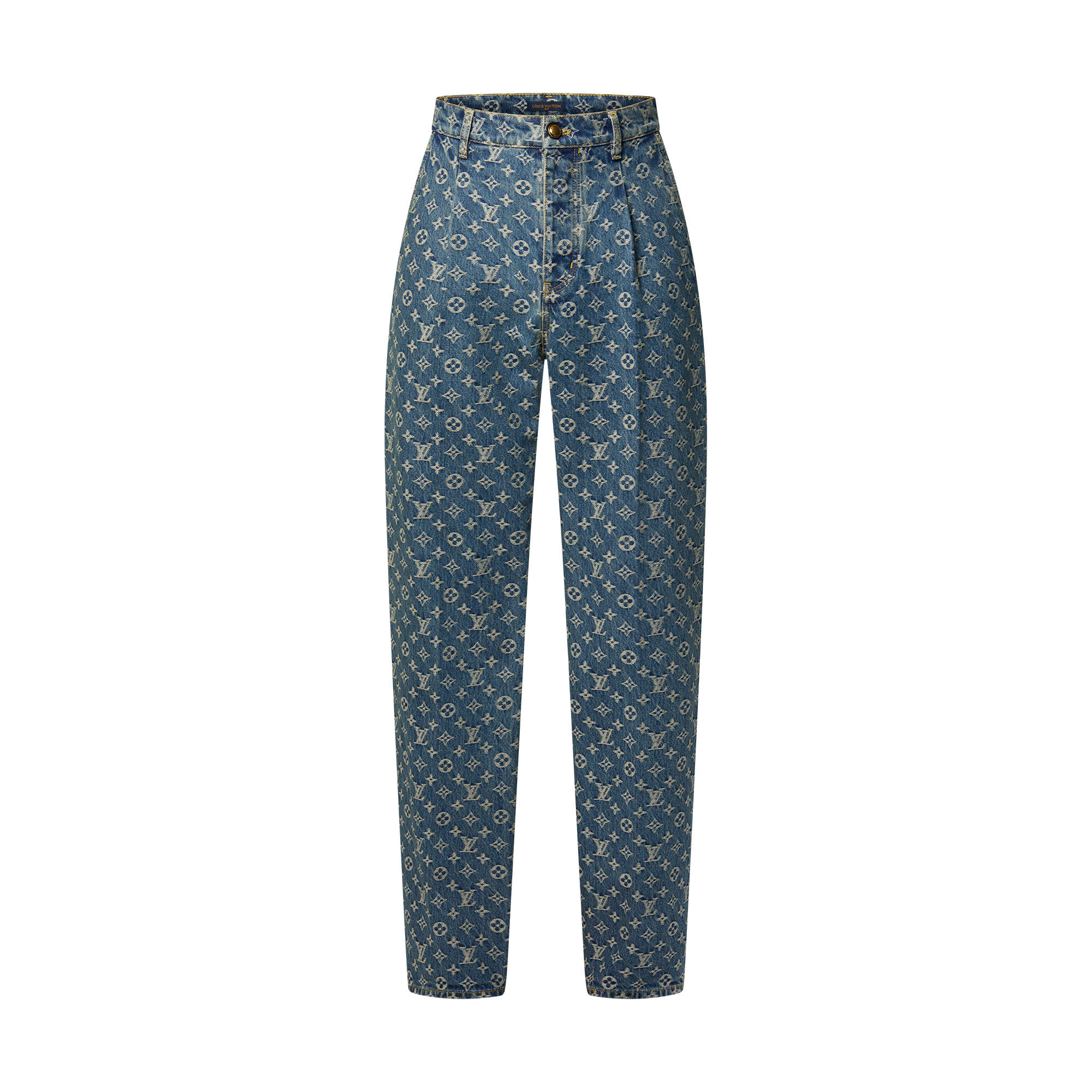 Monogram Denim Tailored Pants  in Men