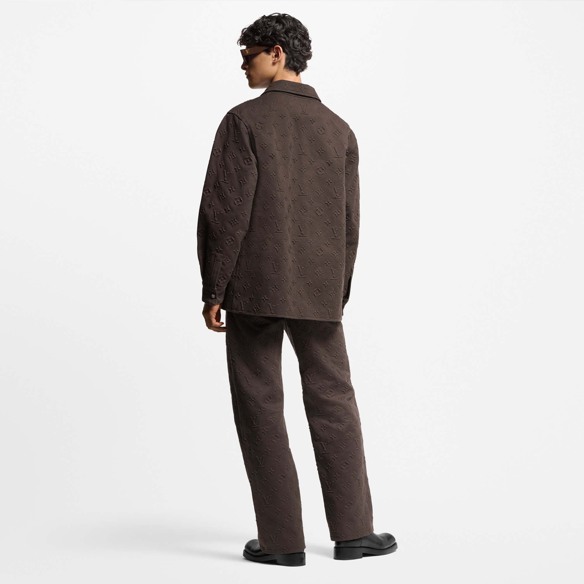 Monogram Embossed Overshirt  in Men