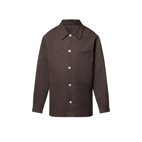 Monogram Embossed Overshirt in Men's Ready-to-Wear Outerwear and Coats collections by Louis Vuitton (Product zoom)