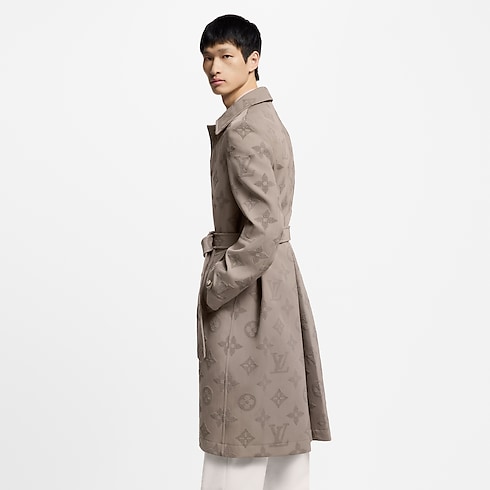 Monogram Embroidered Dandy Raincoat in Men's Ready-to-Wear Outerwear and Coats collections by Louis Vuitton (Product zoom)