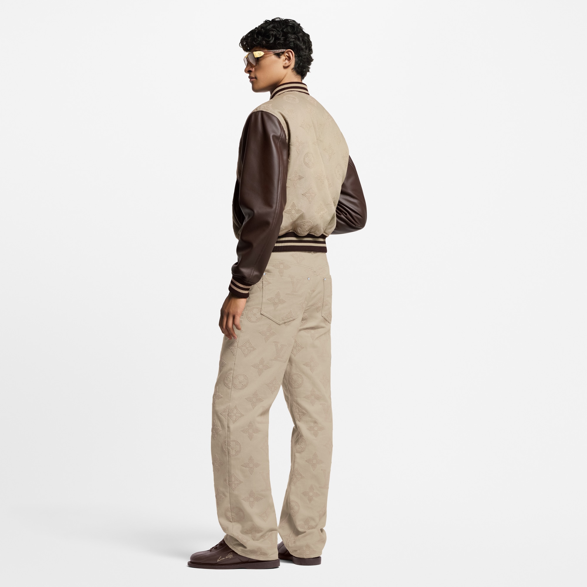 Monogram Embroidered Skate Pants  in Men