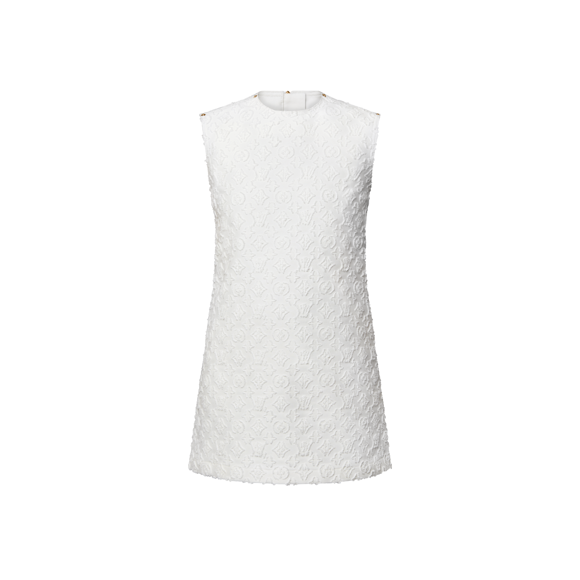 Monogram Fil Coupé Denim Dress   in Women