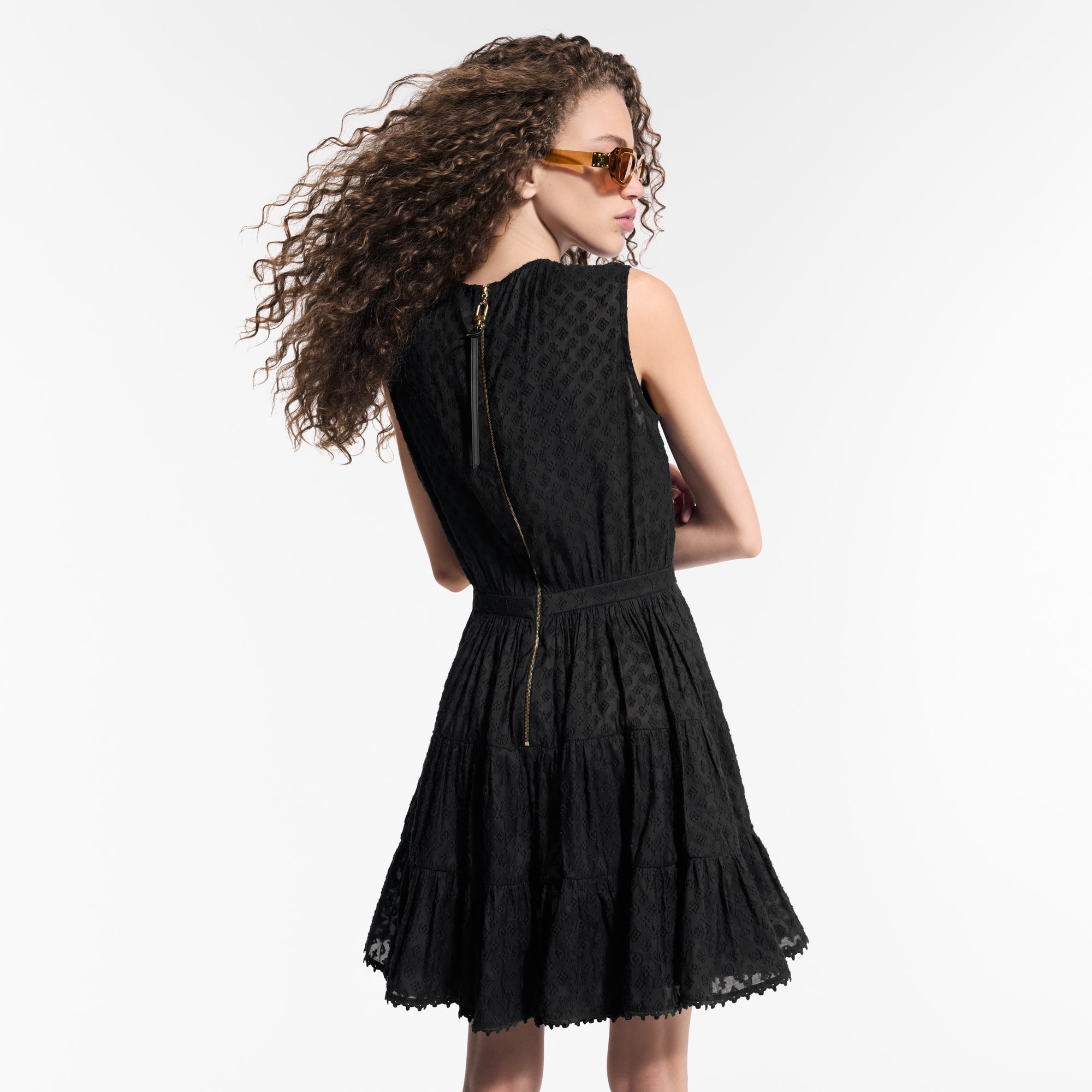 Monogram Fli Coupé Tiered Dress   in Women