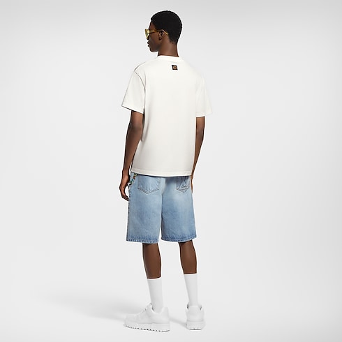 Monogram Flower 3D Gradient Print T-Shirt in Men's Ready-to-Wear T-shirts and Polos collections by Louis Vuitton (Product zoom)