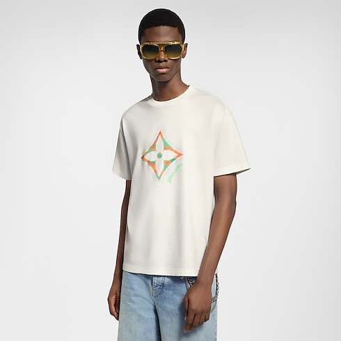 Monogram Flower 3D Gradient Print T-Shirt in Men's Ready-to-Wear T-shirts and Polos collections by Louis Vuitton (Product zoom)