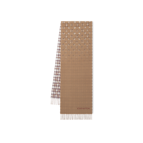 Monogram Gradient Tartan Scarf . in Men's Accessories Scarves collections by Louis Vuitton (Product zoom)