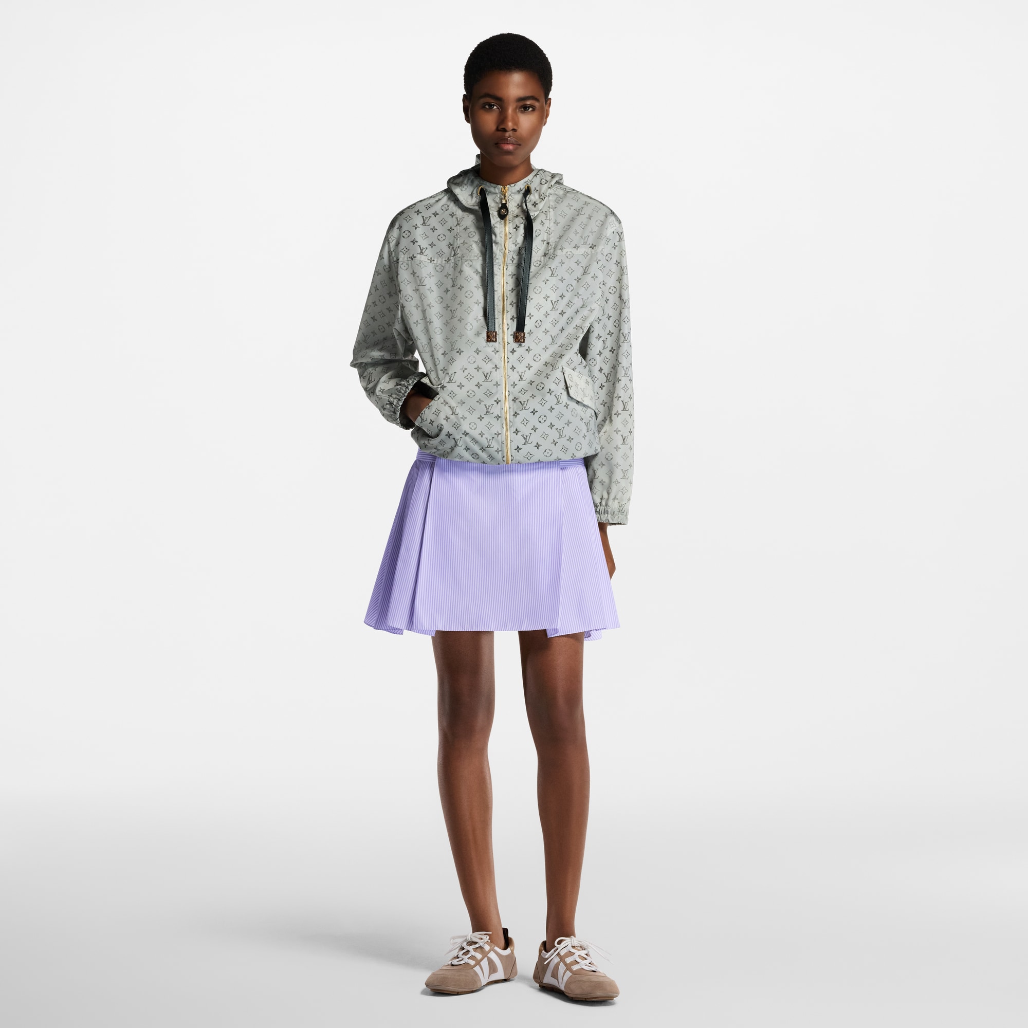 Monogram Hooded Parka  in Women