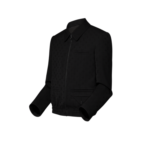 Monogram Jacquard Wool Jet Pocket Blouson in Men's Ready-to-Wear Outerwear and Coats collections by Louis Vuitton (Product zoom)