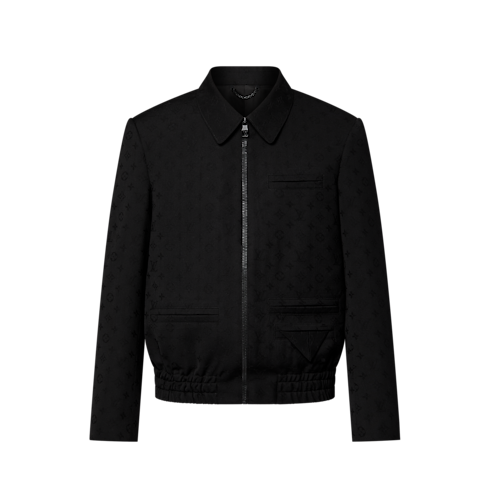 Monogram Jacquard Wool Jet Pocket Blouson in Men's Ready-to-Wear Outerwear and Coats collections by Louis Vuitton (Product zoom)