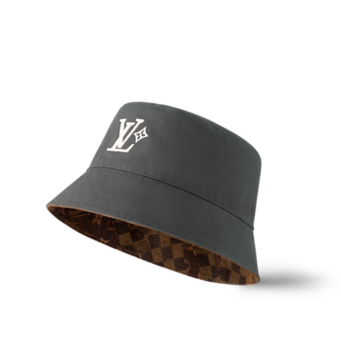 Monogram Landscape Reversible Bucket Hat . in Men's Accessories Hats, Beanies and Gloves collections by Louis Vuitton (Product zoom)