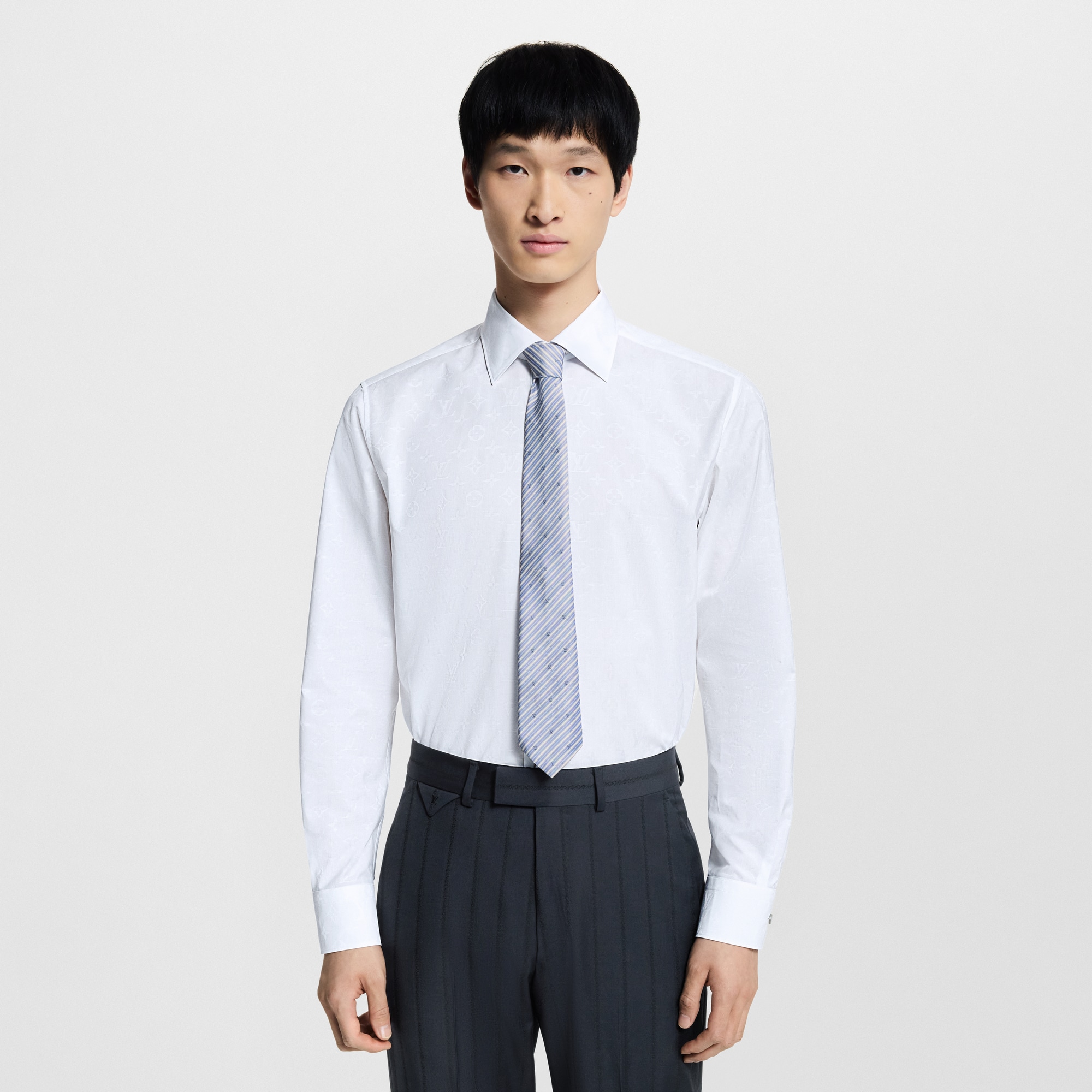 Monogram Long-Sleeved Shirt  in Men