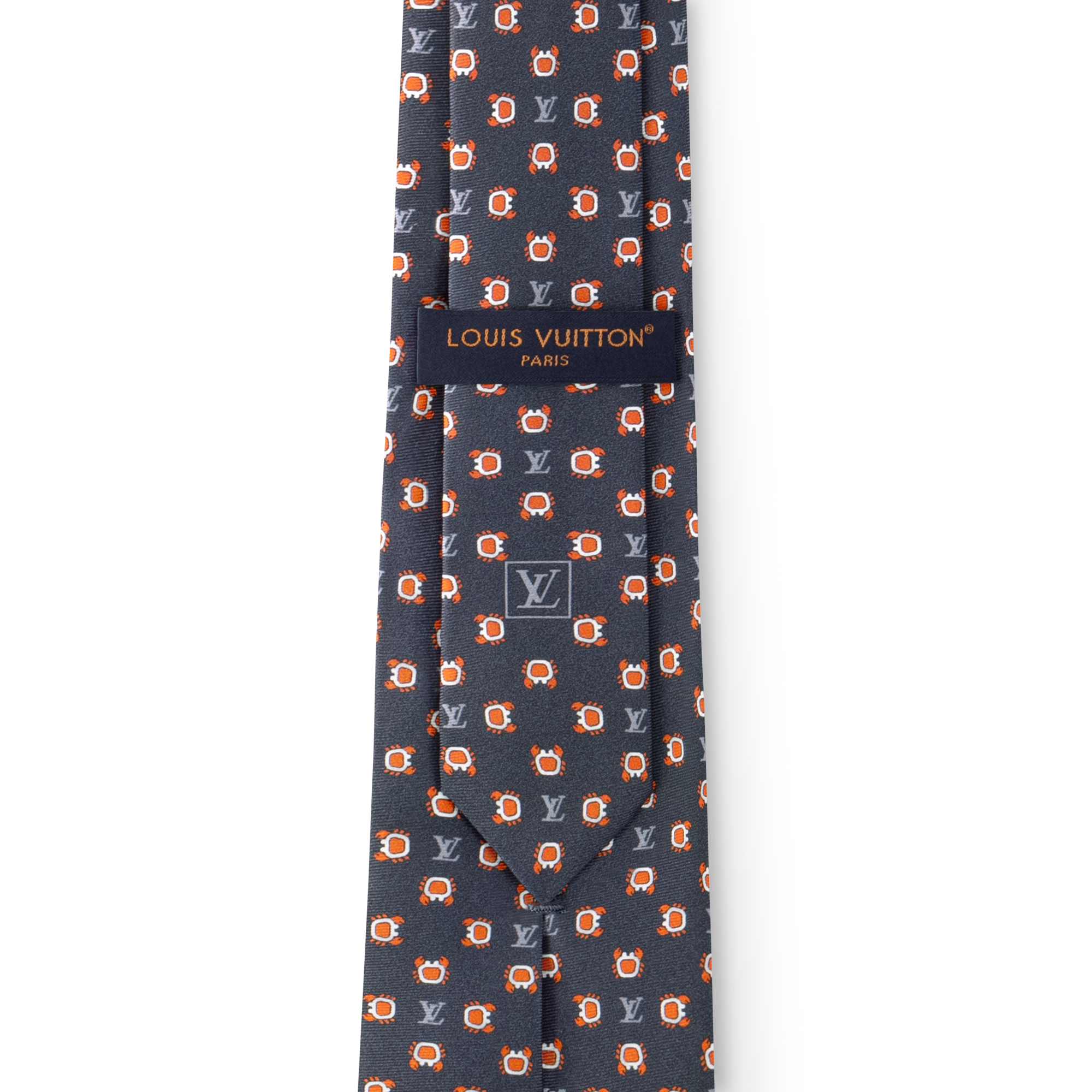 Monogram LV Crab Tie . in Men