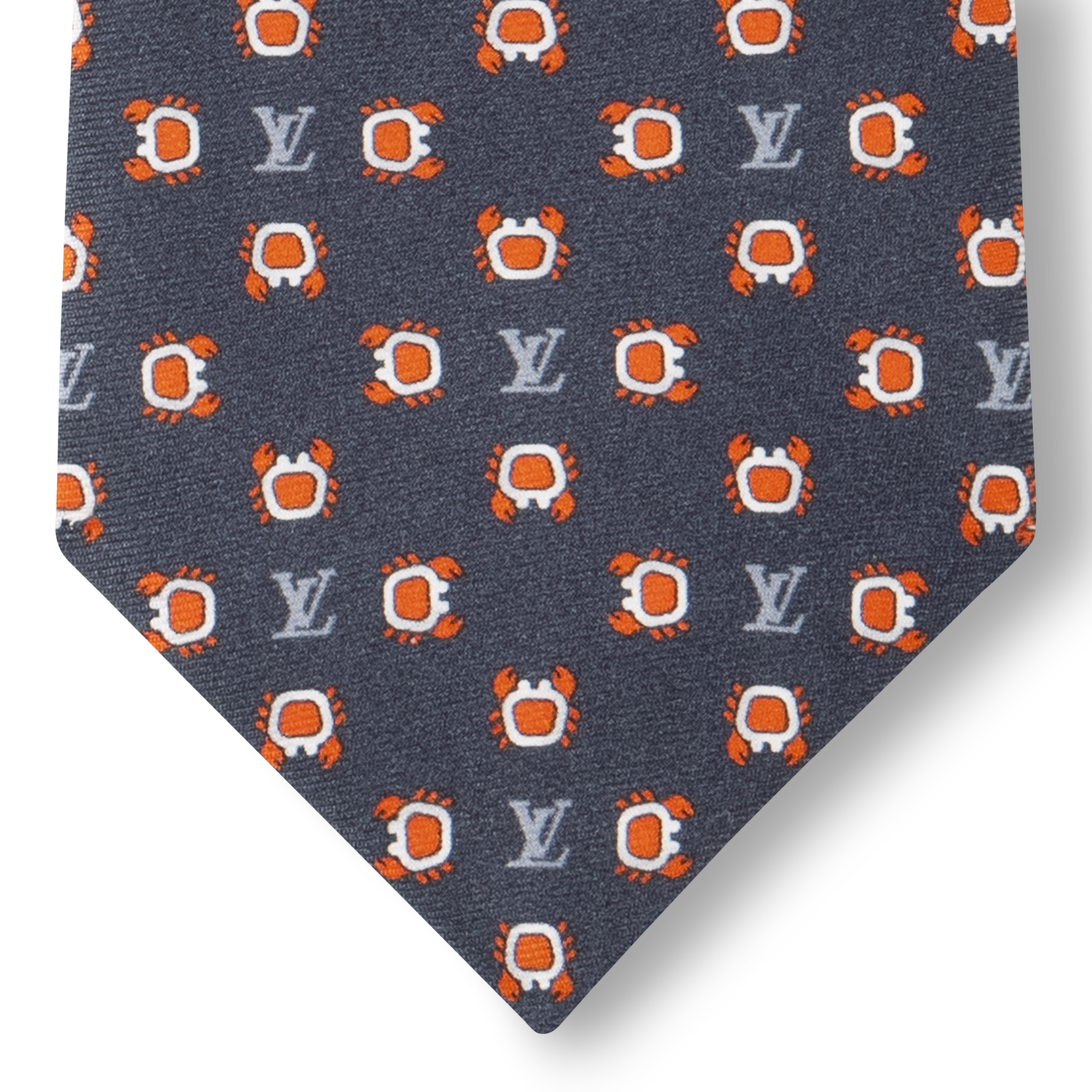 Monogram LV Crab Tie . in Men