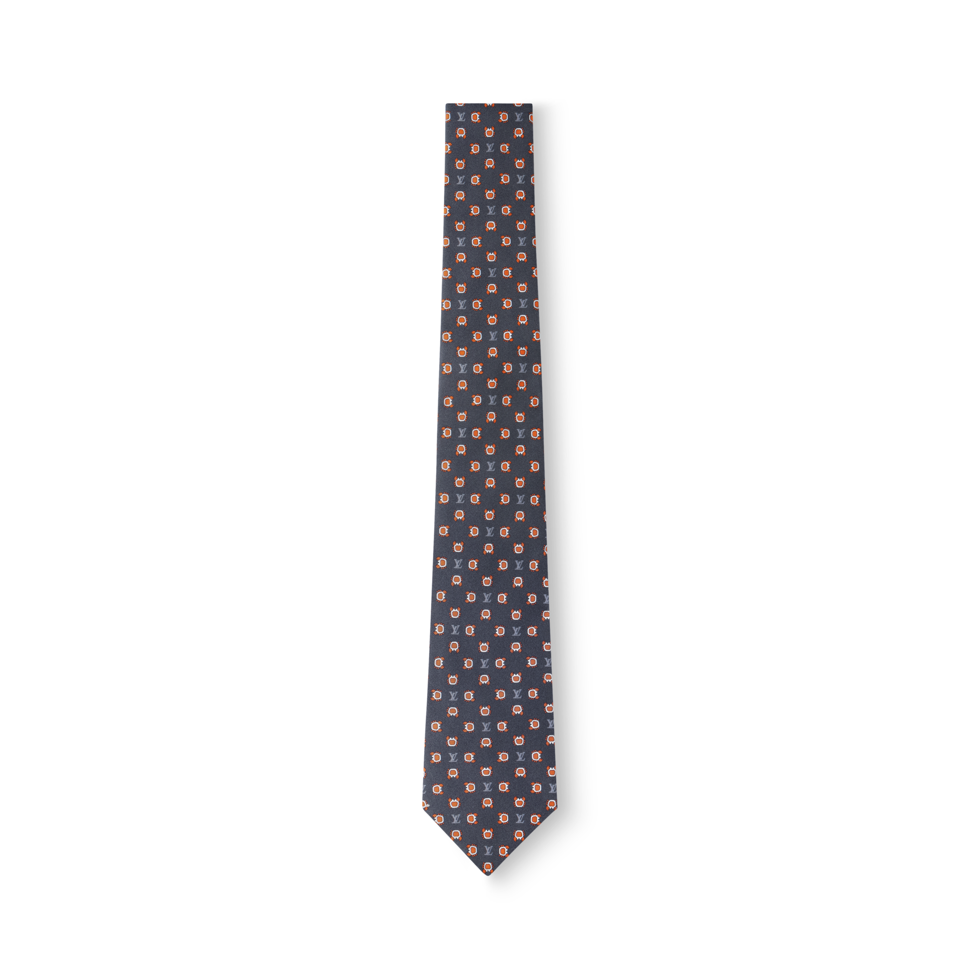 Monogram LV Crab Tie . in Men