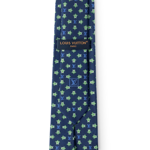 Monogram LV Turtle Tie . in Men's Accessories Ties and Pocket Squares collections by Louis Vuitton (Product zoom)