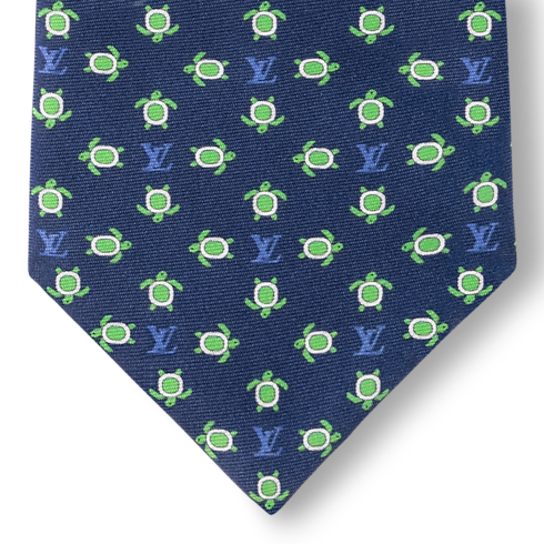 Monogram LV Turtle Tie . in Men's Accessories Ties and Pocket Squares collections by Louis Vuitton (Product zoom)