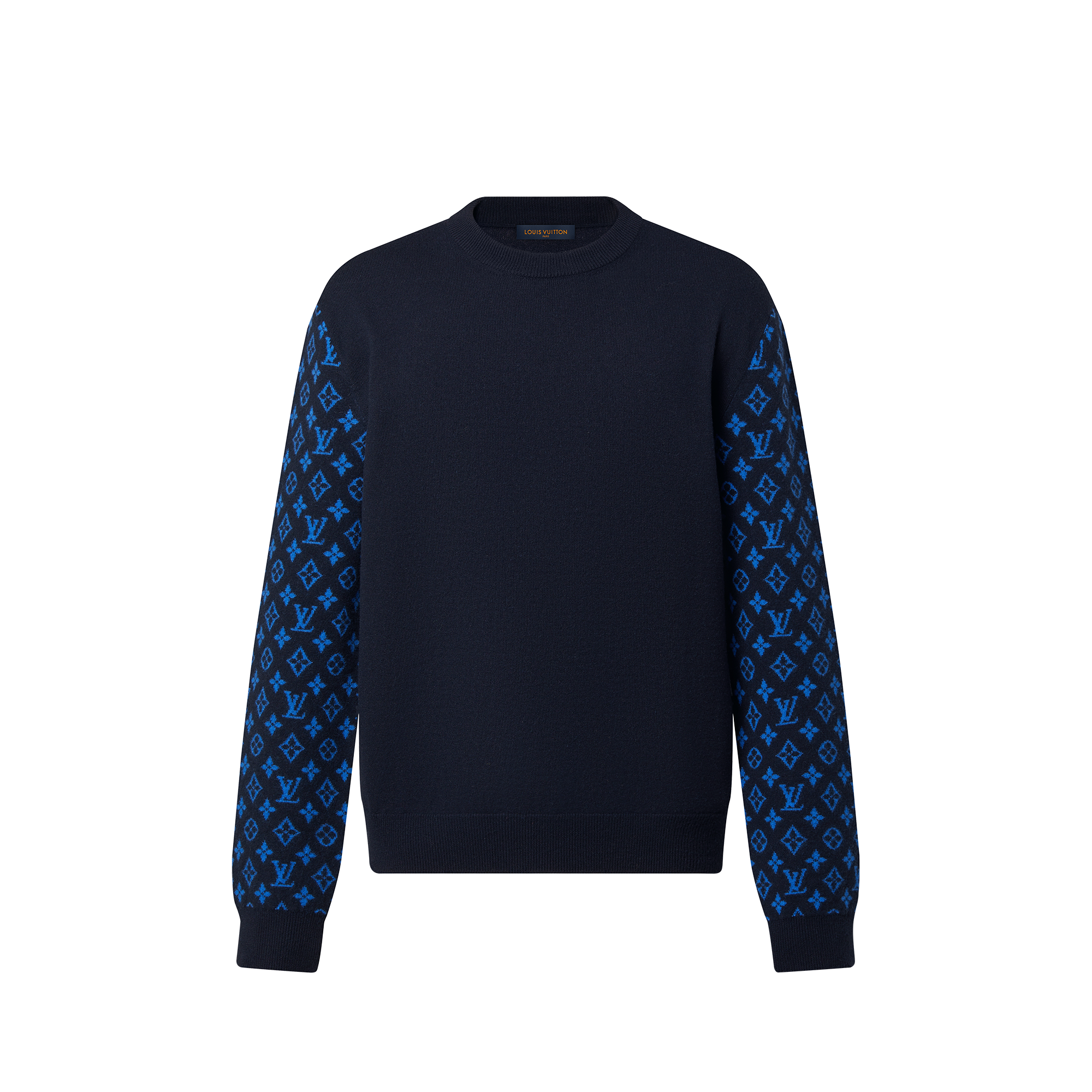 Monogram Mix Cashmere Crewneck  in Men