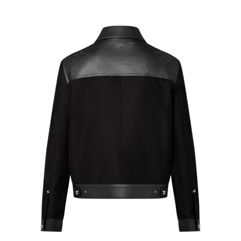 Monogram Mix Leather Workwear Blouson in Men's Ready-to-Wear Outerwear and Coats collections by Louis Vuitton (Product zoom)