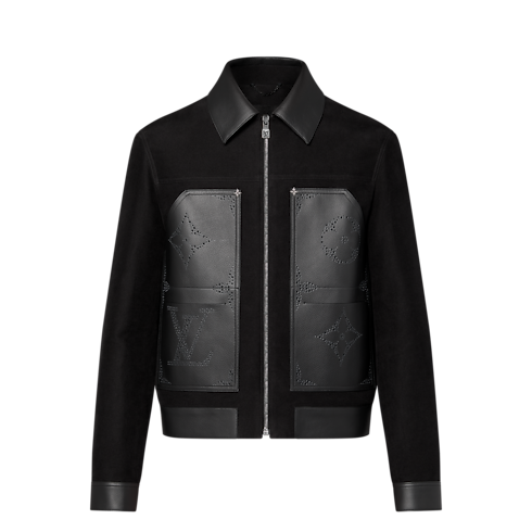Monogram Mix Leather Workwear Blouson in Men's Ready-to-Wear Outerwear and Coats collections by Louis Vuitton (Product zoom)
