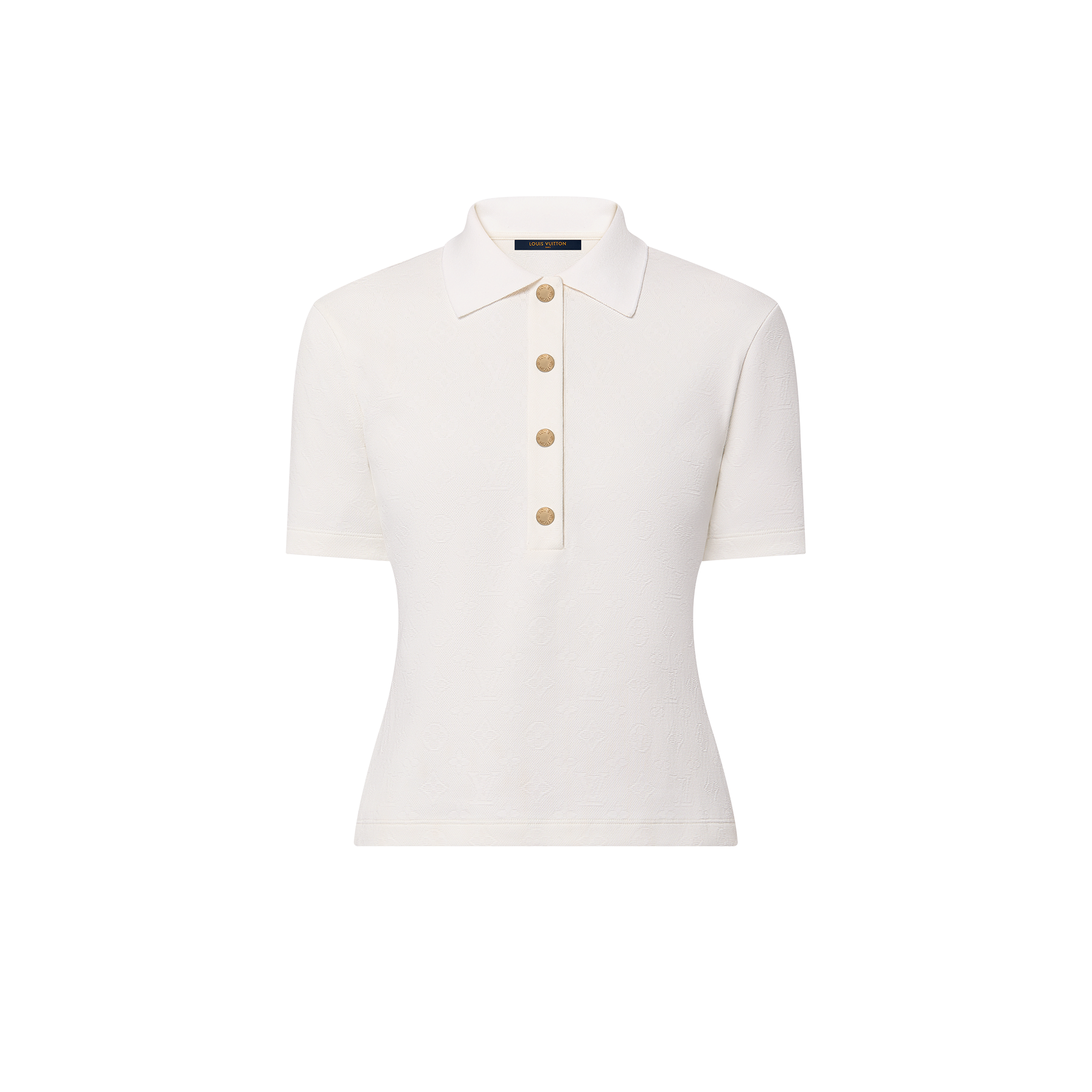 Monogram Piqué Polo Top  in Women
