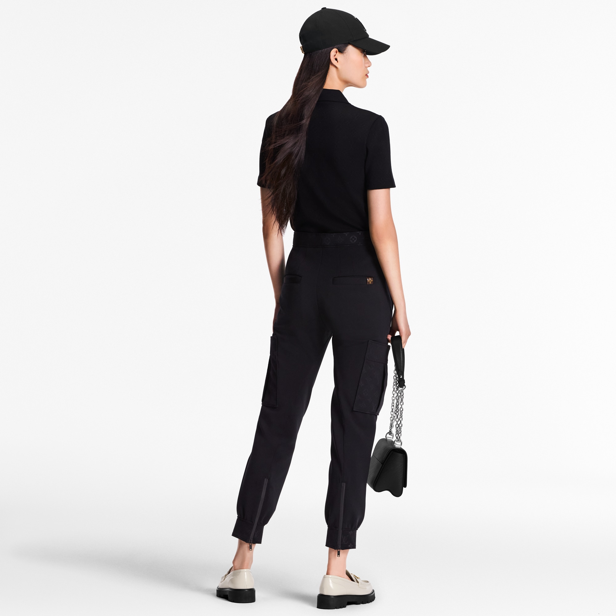 Monogram Piqué Polo Top  in Women