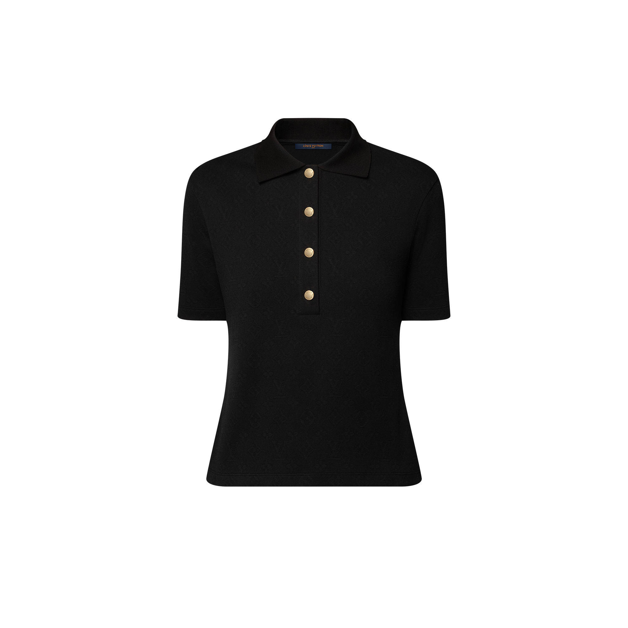 Monogram Piqué Polo Top  in Women