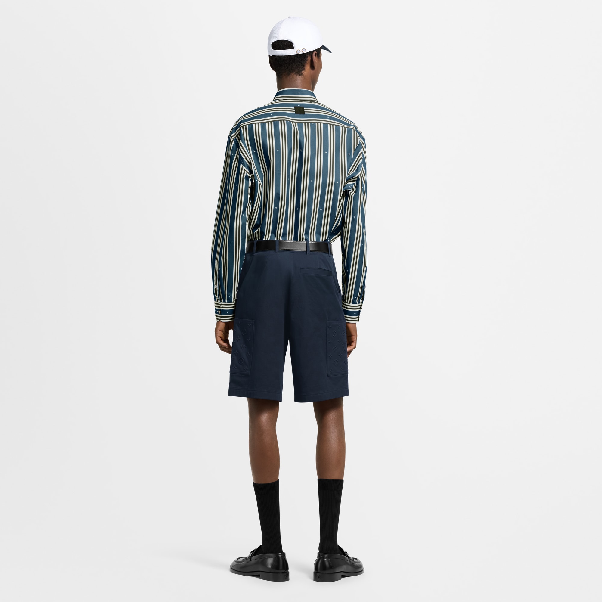 Monogram Pocket Cargo Shorts  in Men