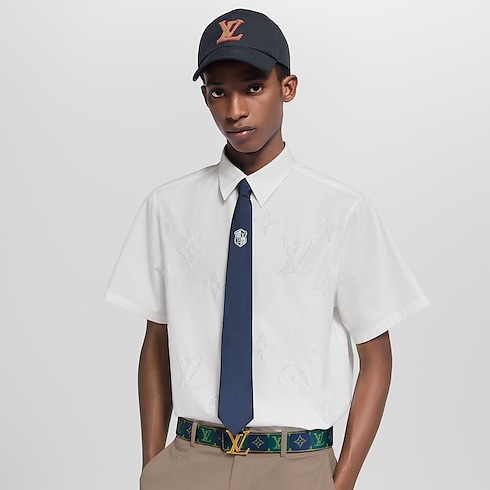 Monogram Printed Short-Sleeved Shirt in Men's Ready-to-Wear Shirts collections by Louis Vuitton (Product zoom)