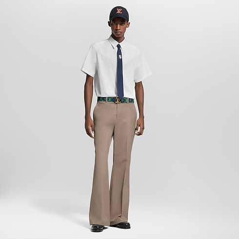 Monogram Printed Short-Sleeved Shirt in Men's Ready-to-Wear Shirts collections by Louis Vuitton (Product zoom)