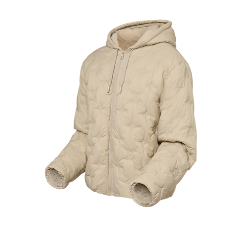 Monogram Quilted Nylon Hooded Blouson in Men's Ready-to-Wear Outerwear and Coats collections by Louis Vuitton (Product zoom)