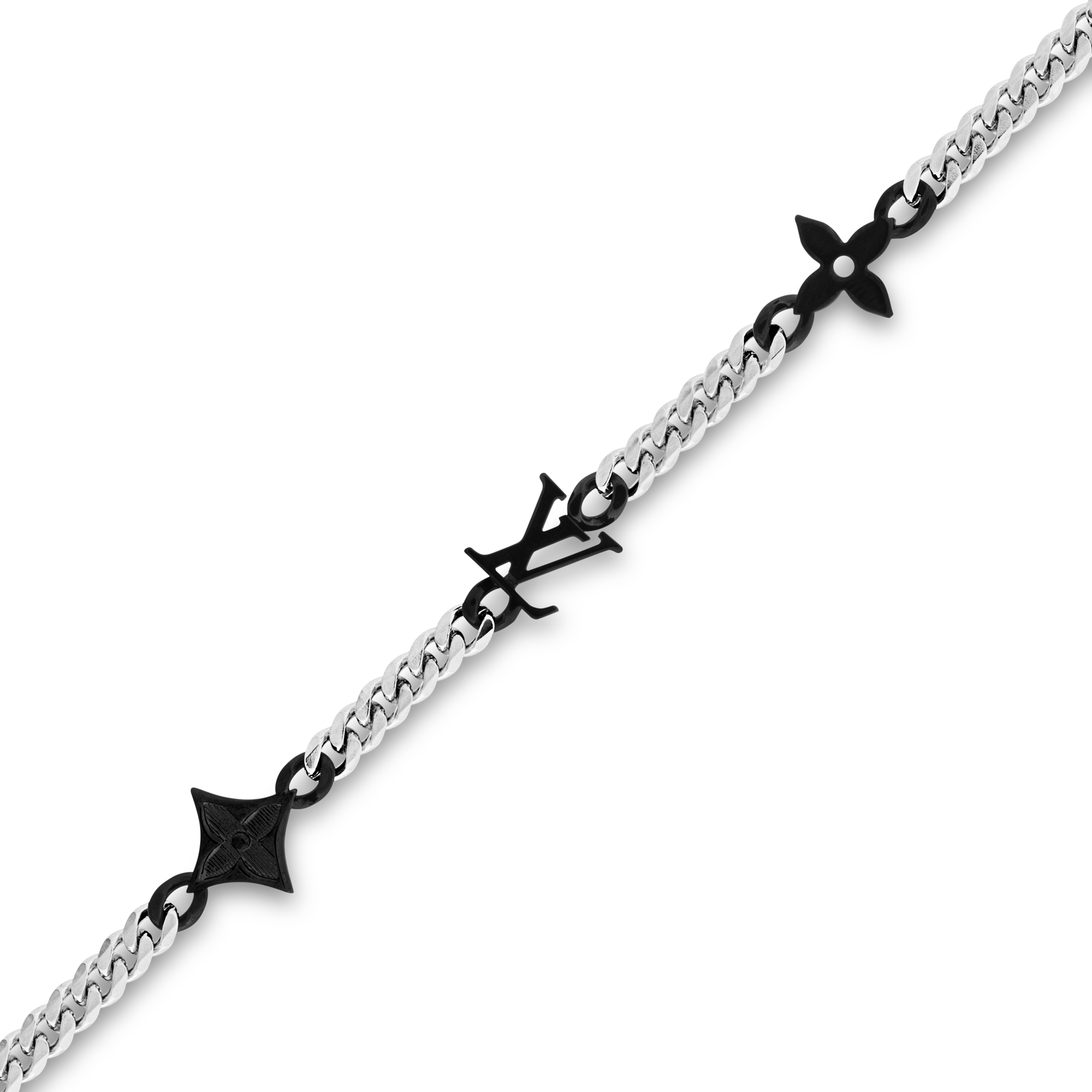 Monogram Row Necklace . in Men