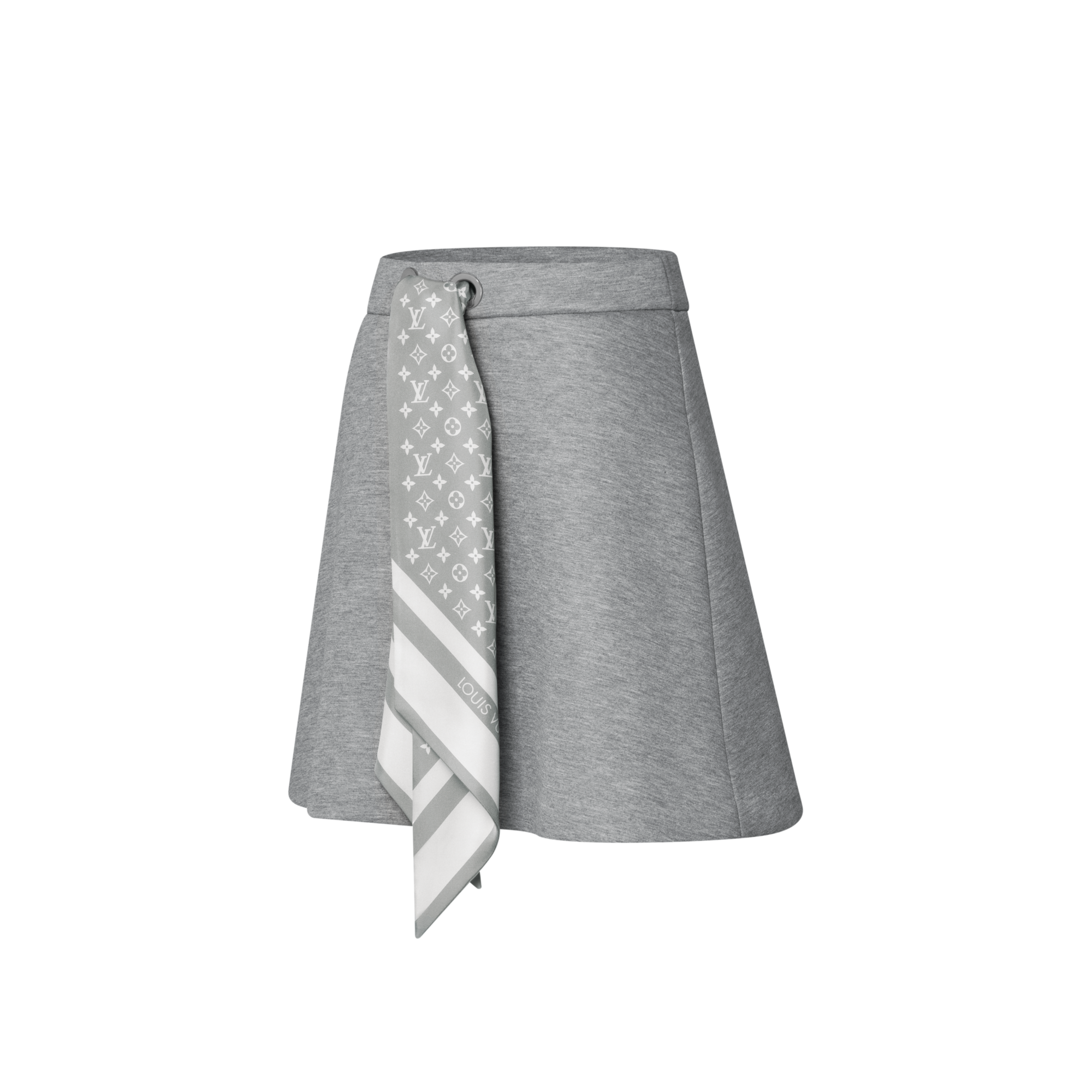 Monogram Scarf Mini Skirt  in Women
