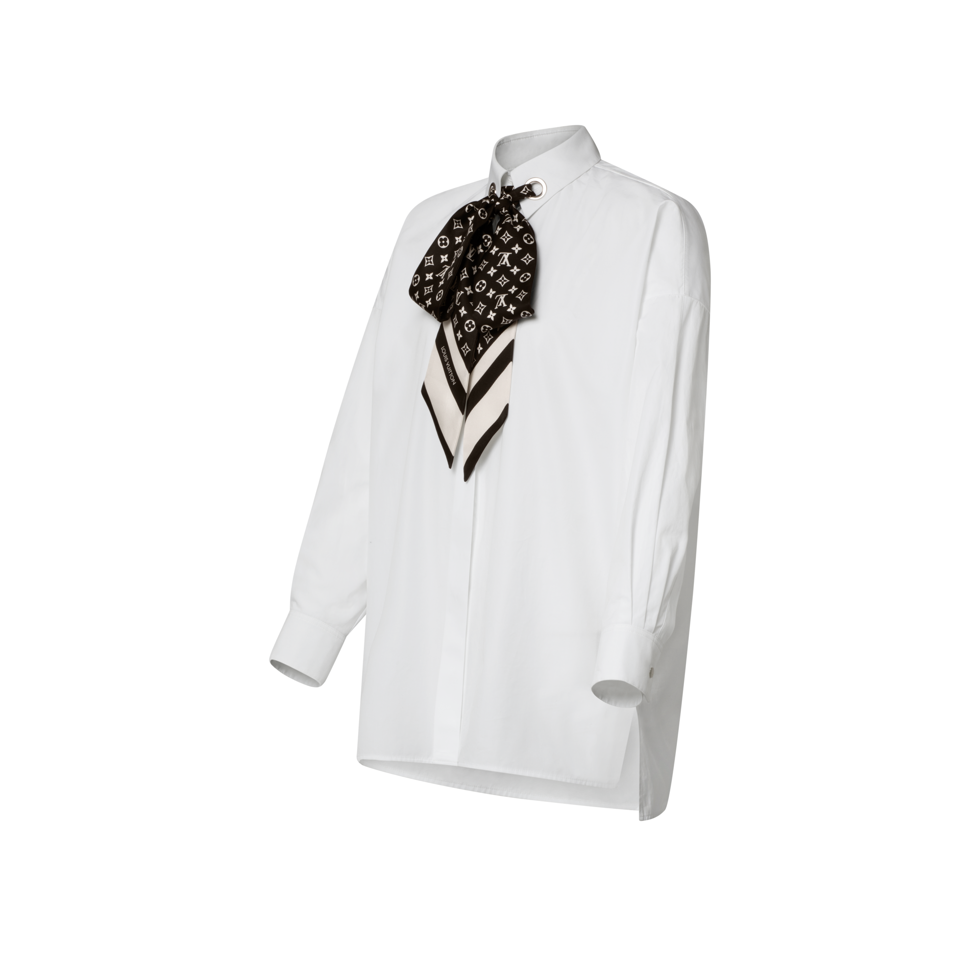Monogram Scarf Shirt  in Women