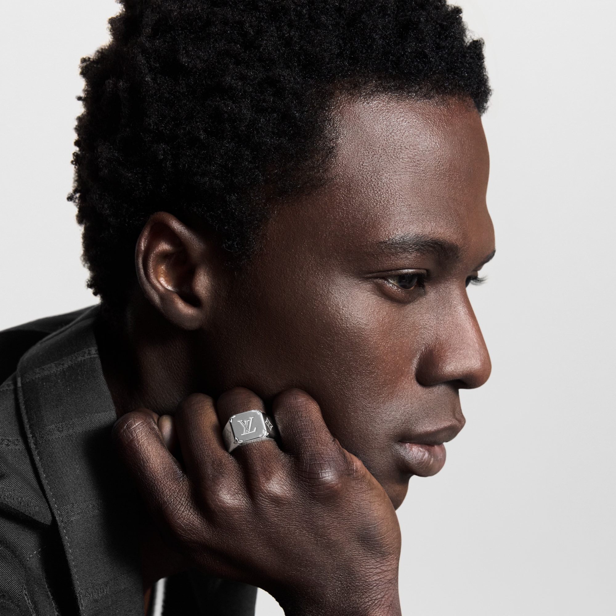 Monogram Signet Ring . in Men