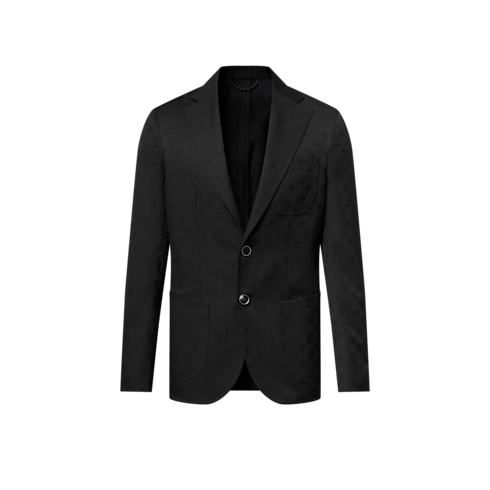 Monogram Single-Breasted Napolitana Jacket in Men's Ready-to-Wear Blazers and Jackets collections by Louis Vuitton (Product zoom)