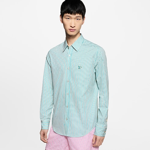 Monogram Striped Shirt in Men's Ready-to-Wear Shirts collections by Louis Vuitton (Product zoom)