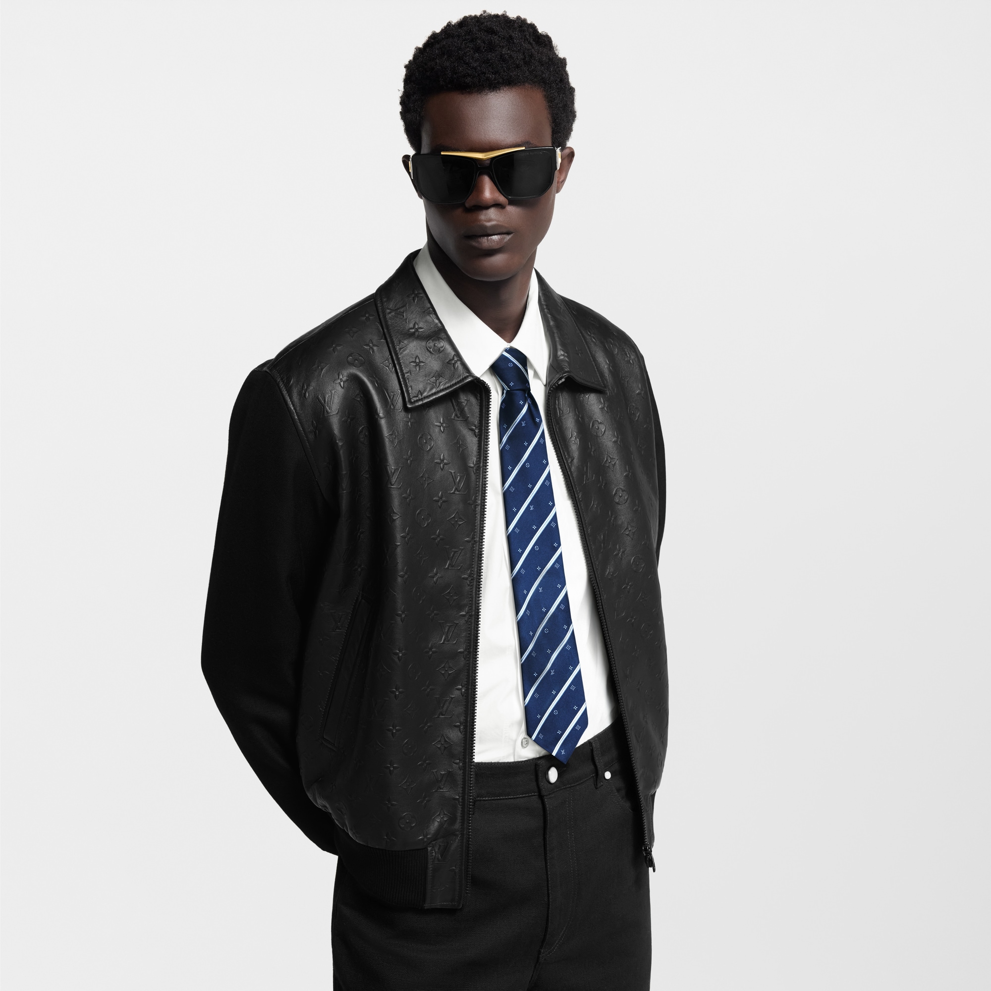 Monogram Stripes Tie . in Men