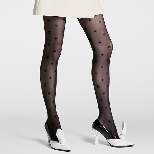 Monogram Takeover Tights . in Women's Accessories Hats and Gloves collections by Louis Vuitton (Product zoom)