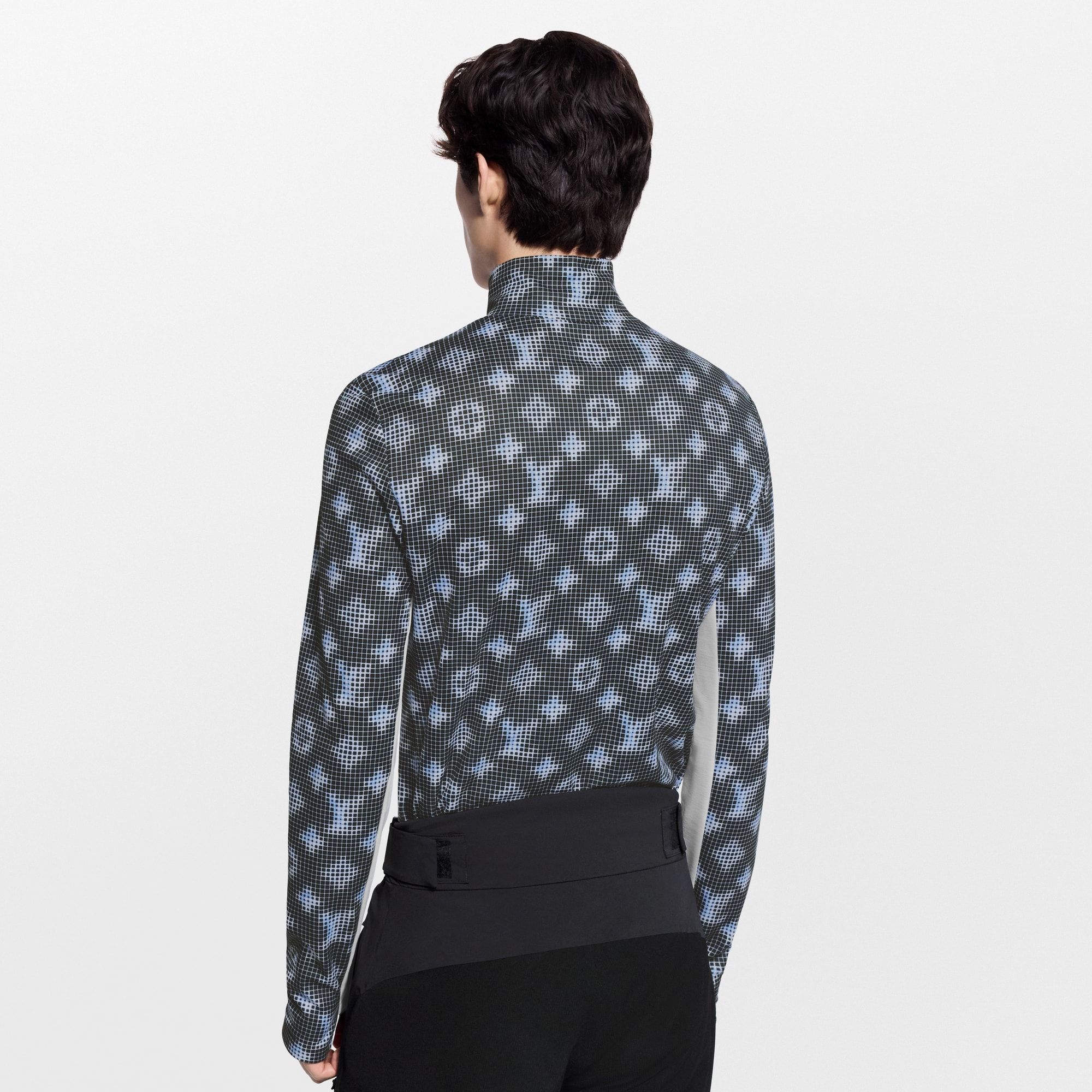 Monogram Technical Long-Sleeved T-Shirt  in Men