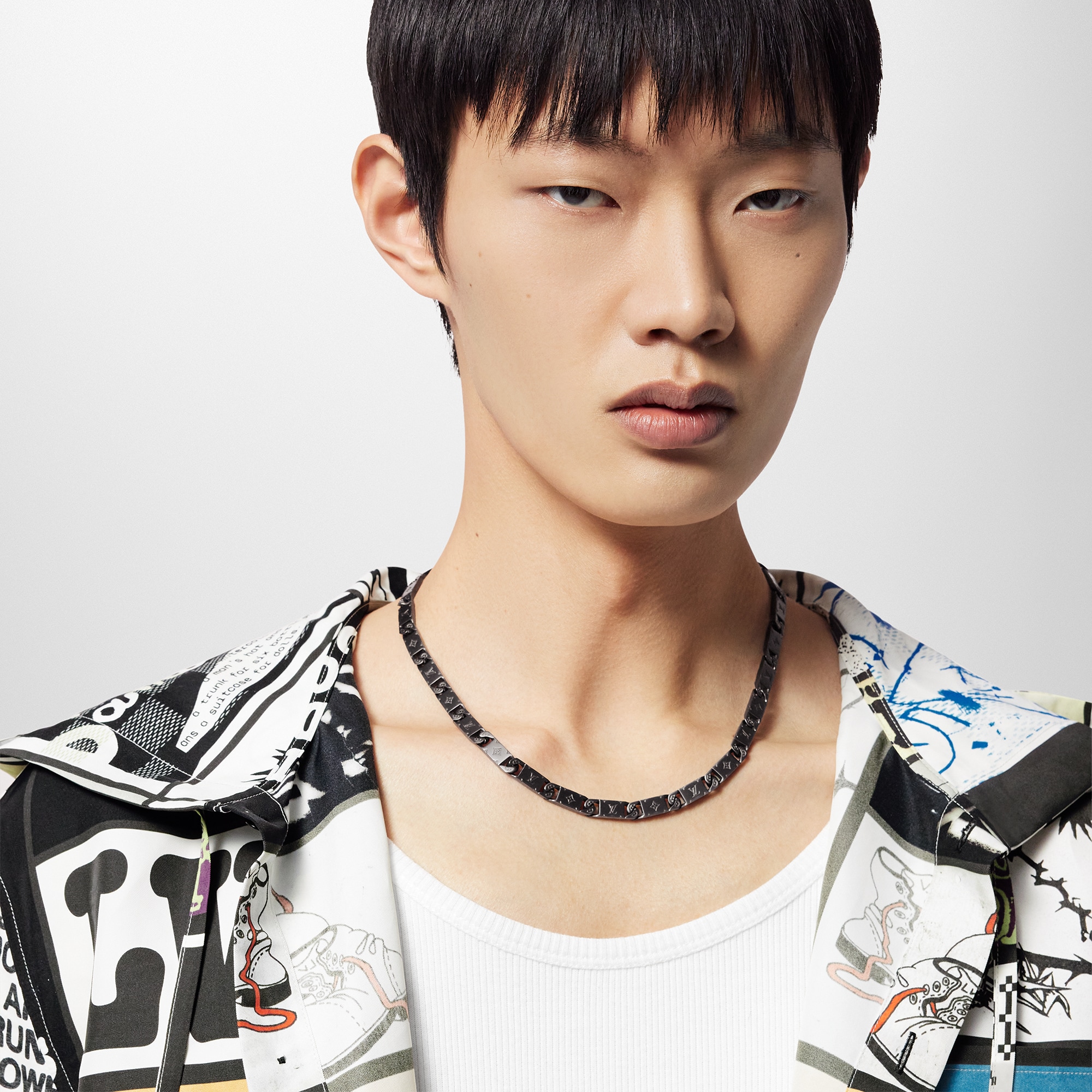 Monogram Tied Up Necklace . in Men