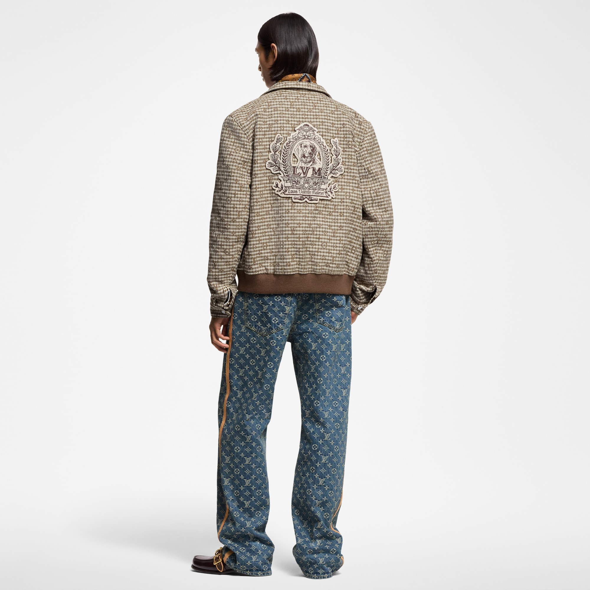 Monogram Wool Harrington Blouson  in Men