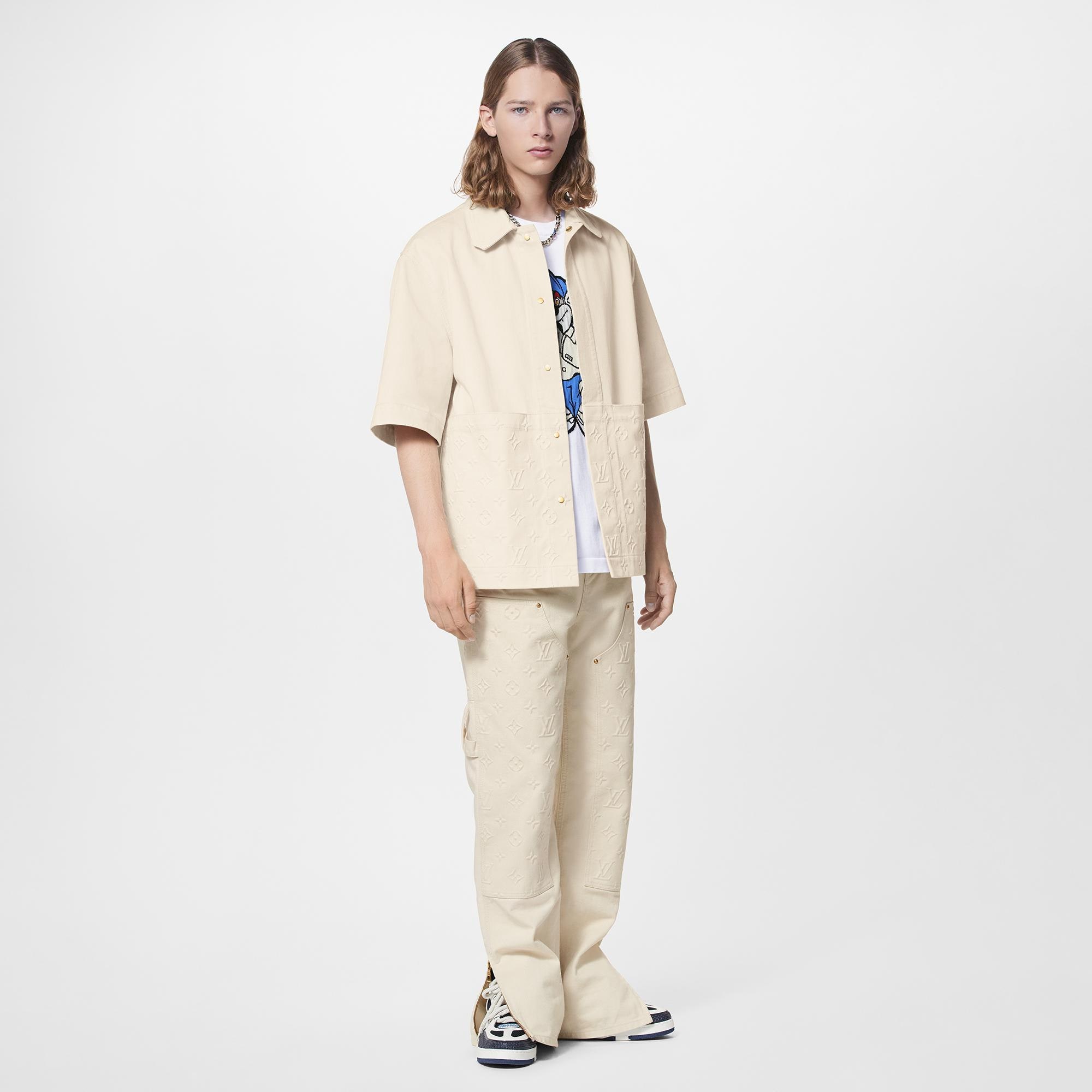 Monogram Workwear Short-Sleeved Shirt   in Men