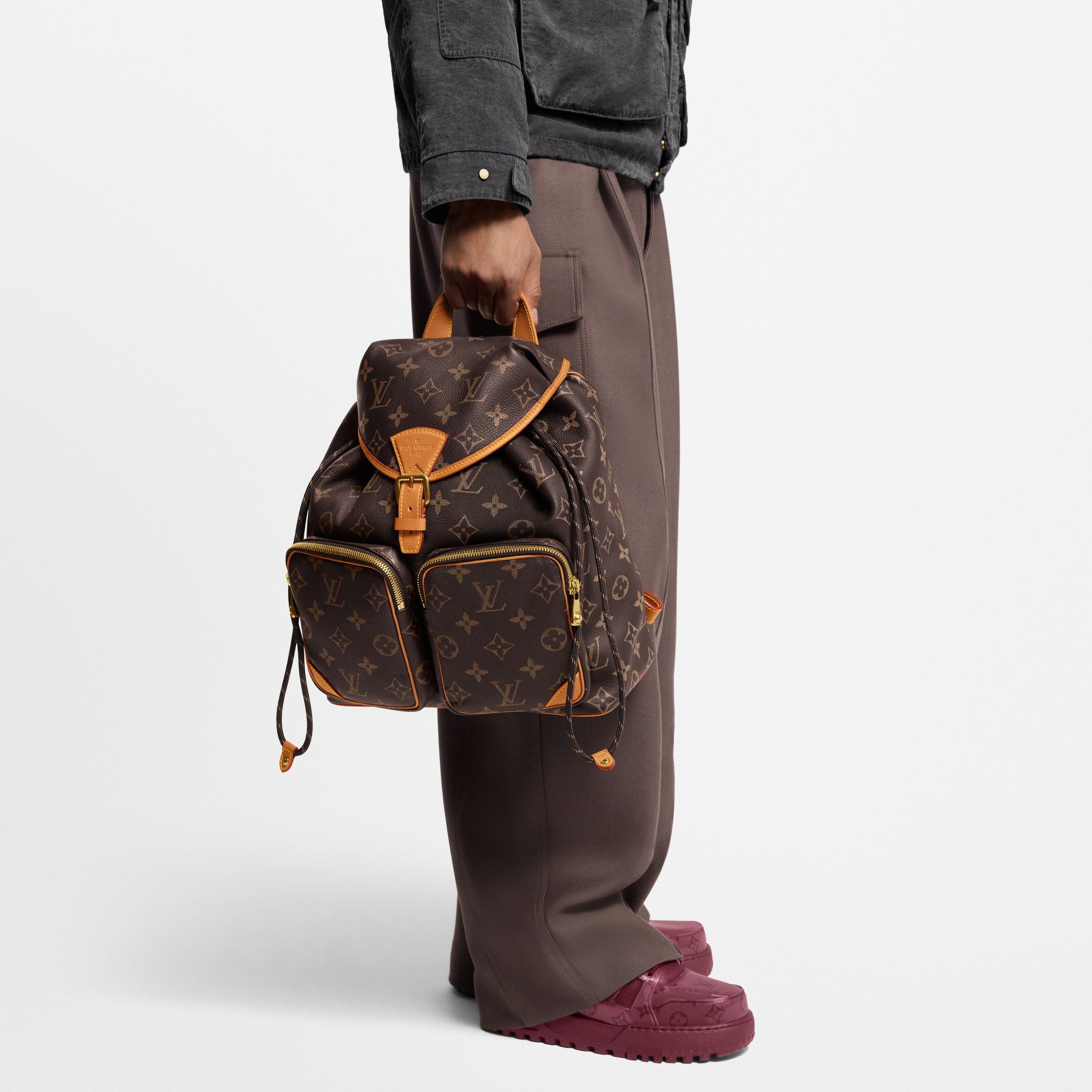 Montsouris Cargo Backpack Autres Cuirs Monogram in Bags and Small Leather Goods