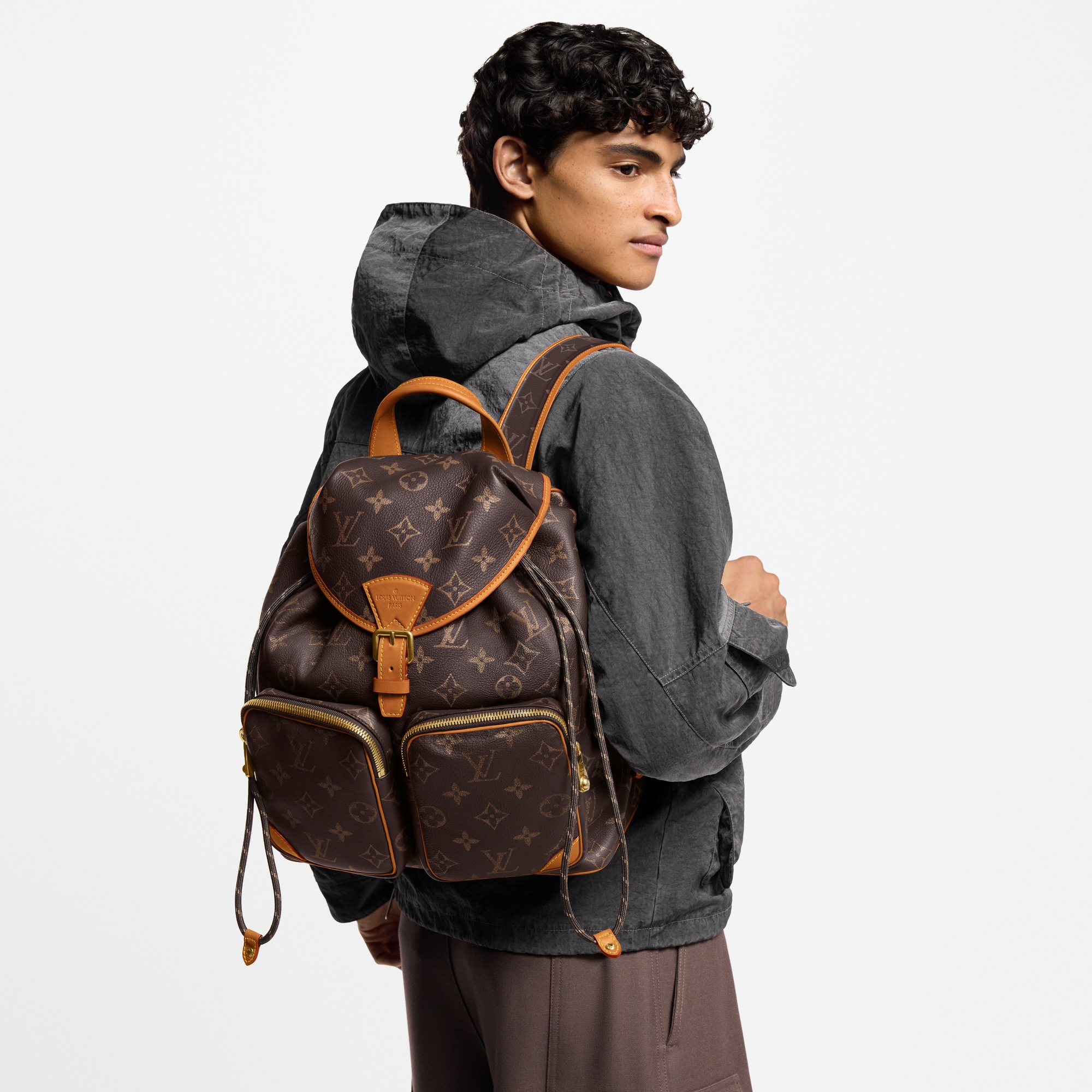 Montsouris Cargo Backpack Autres Cuirs Monogram in Bags and Small Leather Goods