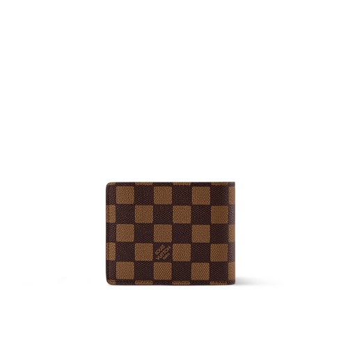 Multiple Wallet Damier Ebene Canvas in Bags and Small Leather Goods's Men Small Leather Goods Compact & Long Wallets collections by Louis Vuitton (Product zoom)