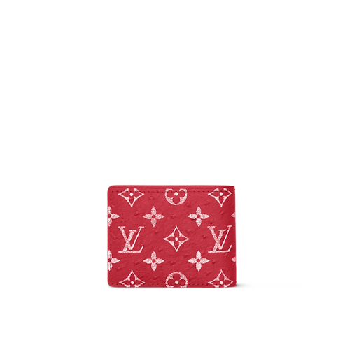 Multiple Wallet Autruche in Men's Wallets and Small Leather Goods Exotic Leather Wallets collections by Louis Vuitton (Product zoom)