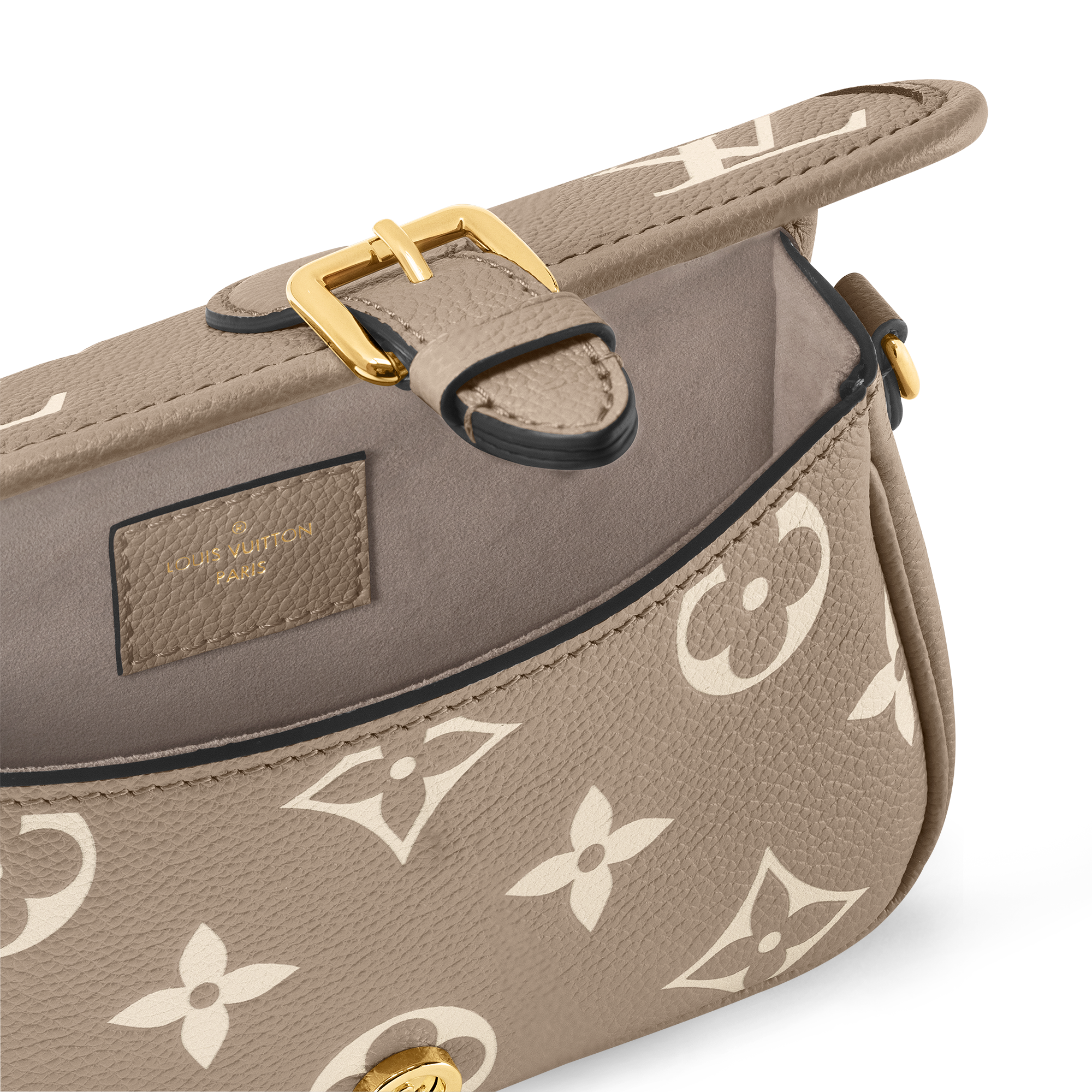 Nano Diane Bicolor Monogram Empreinte Leather in Women