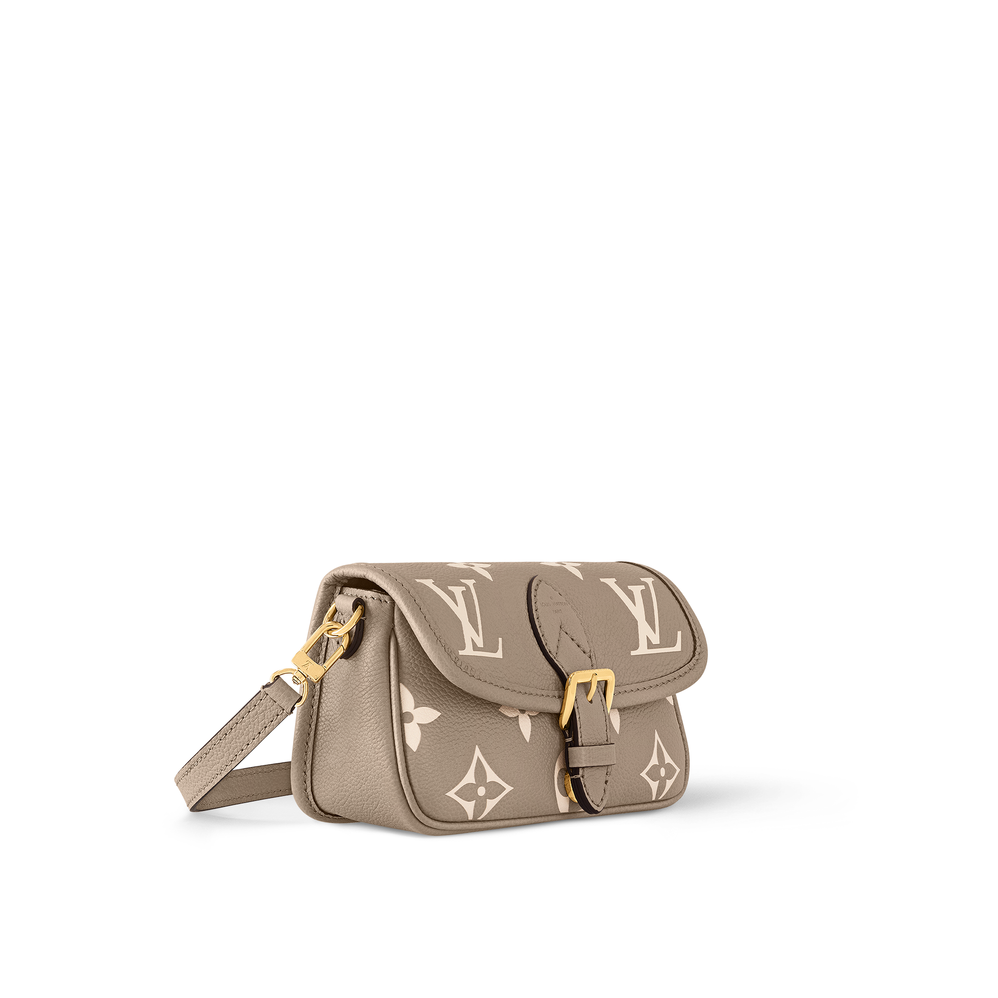 Nano Diane Bicolor Monogram Empreinte Leather in Women