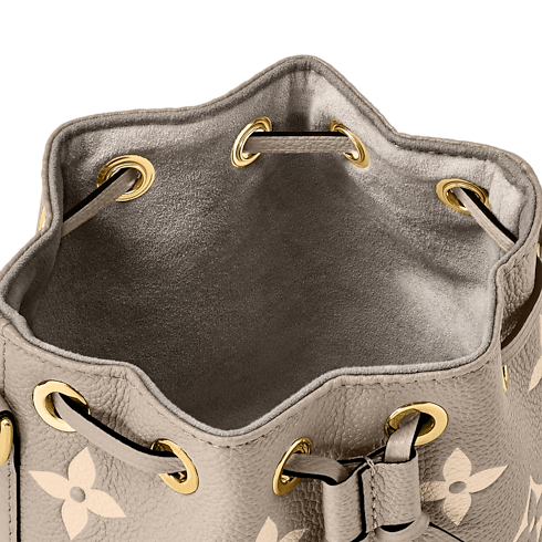 Nano Noé Bicolor Monogram Empreinte Leather in Women's Wallets and Small Leather Goods All Wallets and Small Leather Goods for Women collections by Louis Vuitton (Product zoom)